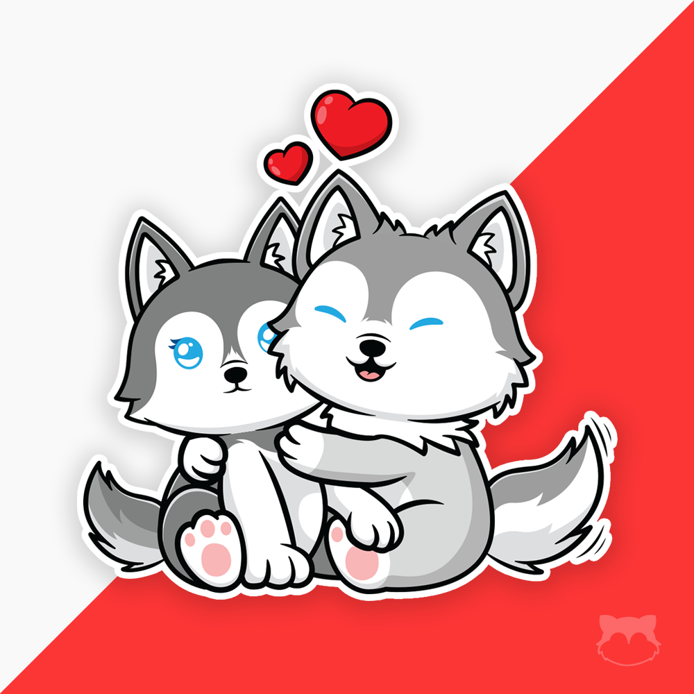 Cuddles Sticker
