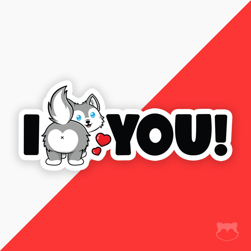 I Love You Sticker