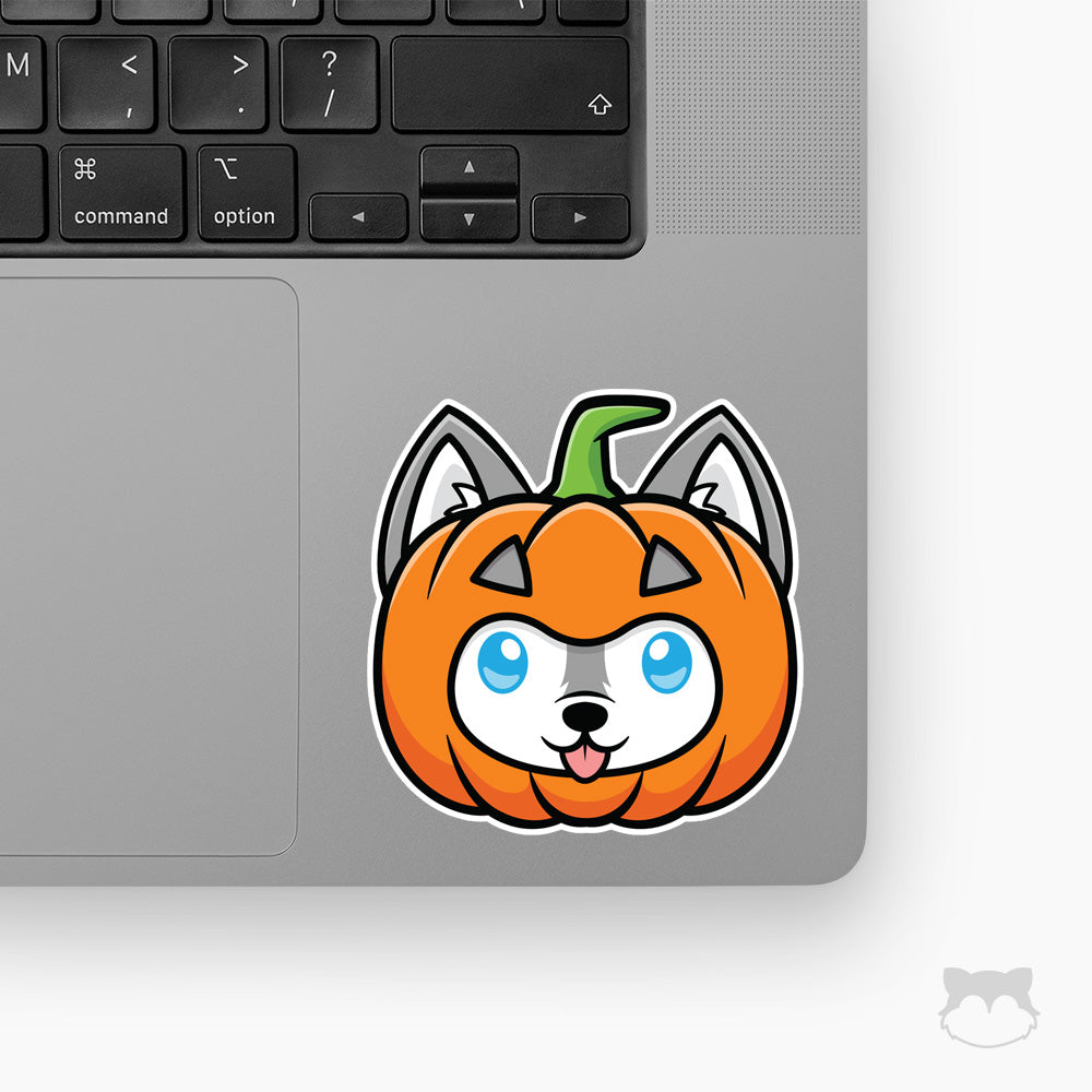 Pumpkin Floof Halloween Sticker