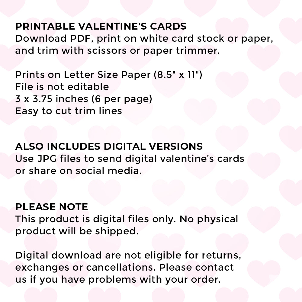 Valentine's Day Cards - Emo Bundle (3 Sets)