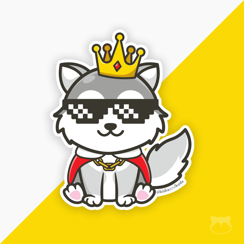 Chonk King OG Sticker
