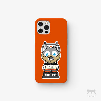 Canine-ibal Lecter - Silence of the Husky Sticker