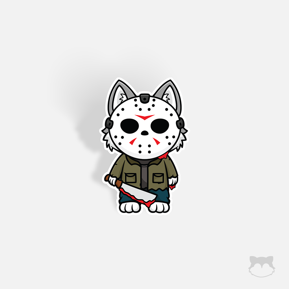 Floofson Furhees - Friday the Flooftenth Sticker