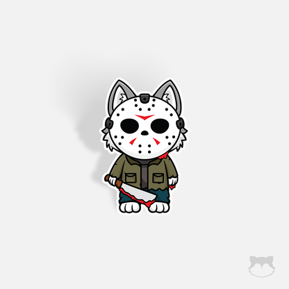 Floofson Furhees - Friday the Flooftenth Sticker