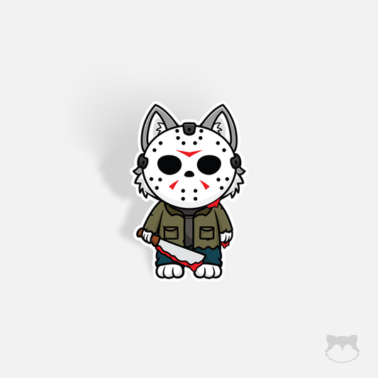 Floofson Furhees - Friday the Flooftenth Sticker