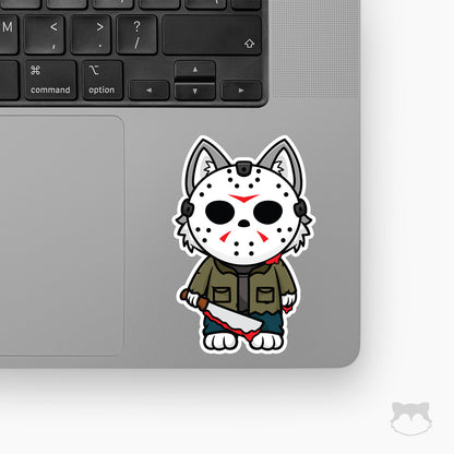 Floofson Furhees - Friday the Flooftenth Sticker