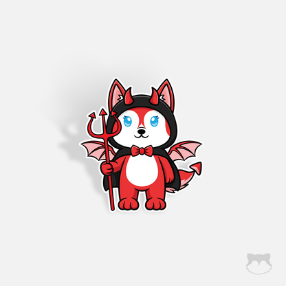 She Devil Halloween Sticker