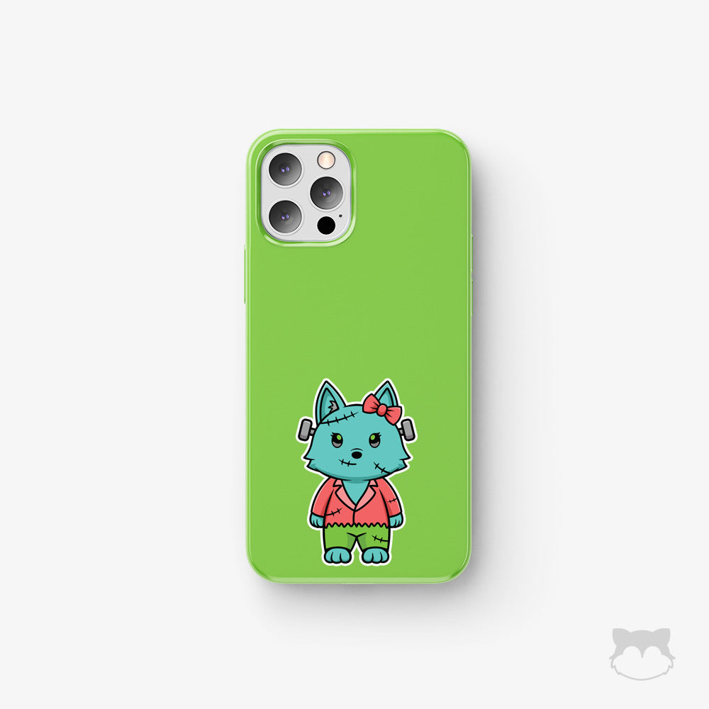 FrankenFloof Halloween Sticker