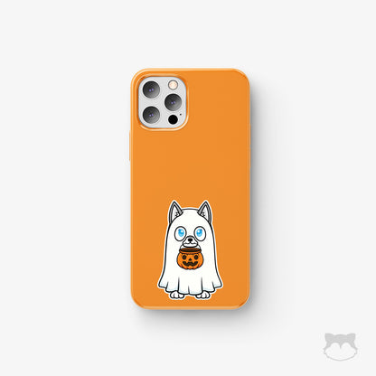 Ghostie Kiska Halloween Sticker