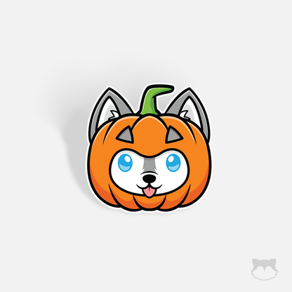 Pumpkin Floof Halloween Sticker