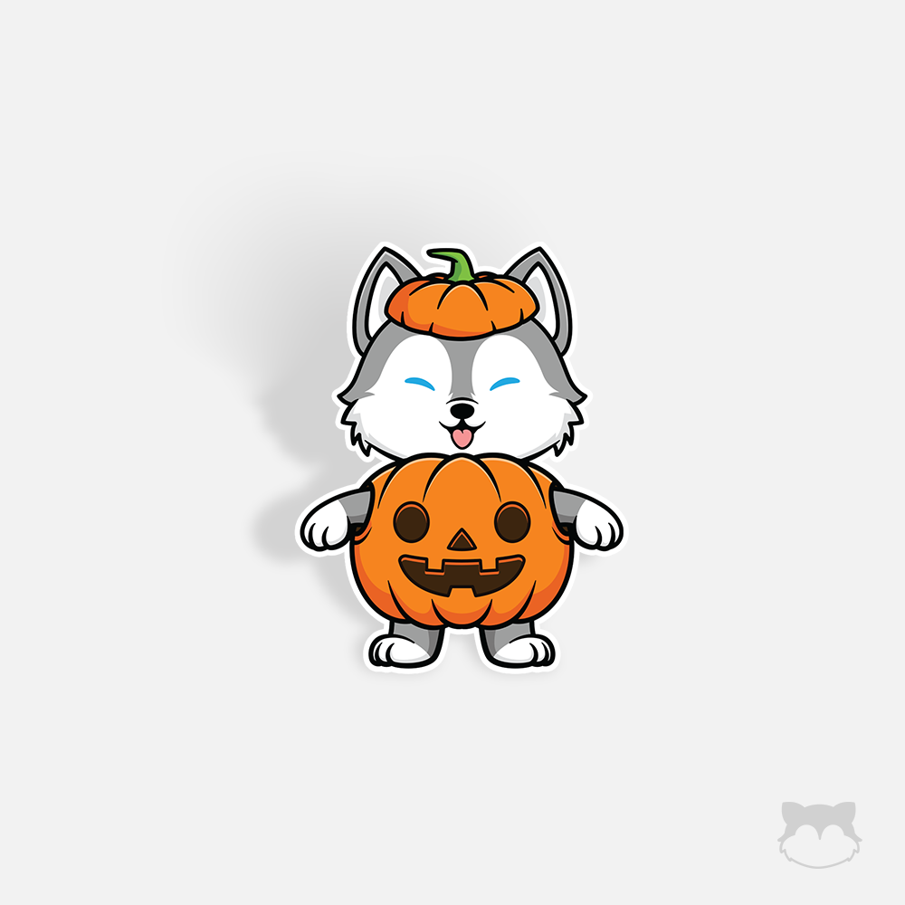 Punkin Chunkin Halloween Sticker