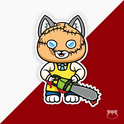 (Meat) Mittenface - Texas Hammer Paw Massacre Sticker