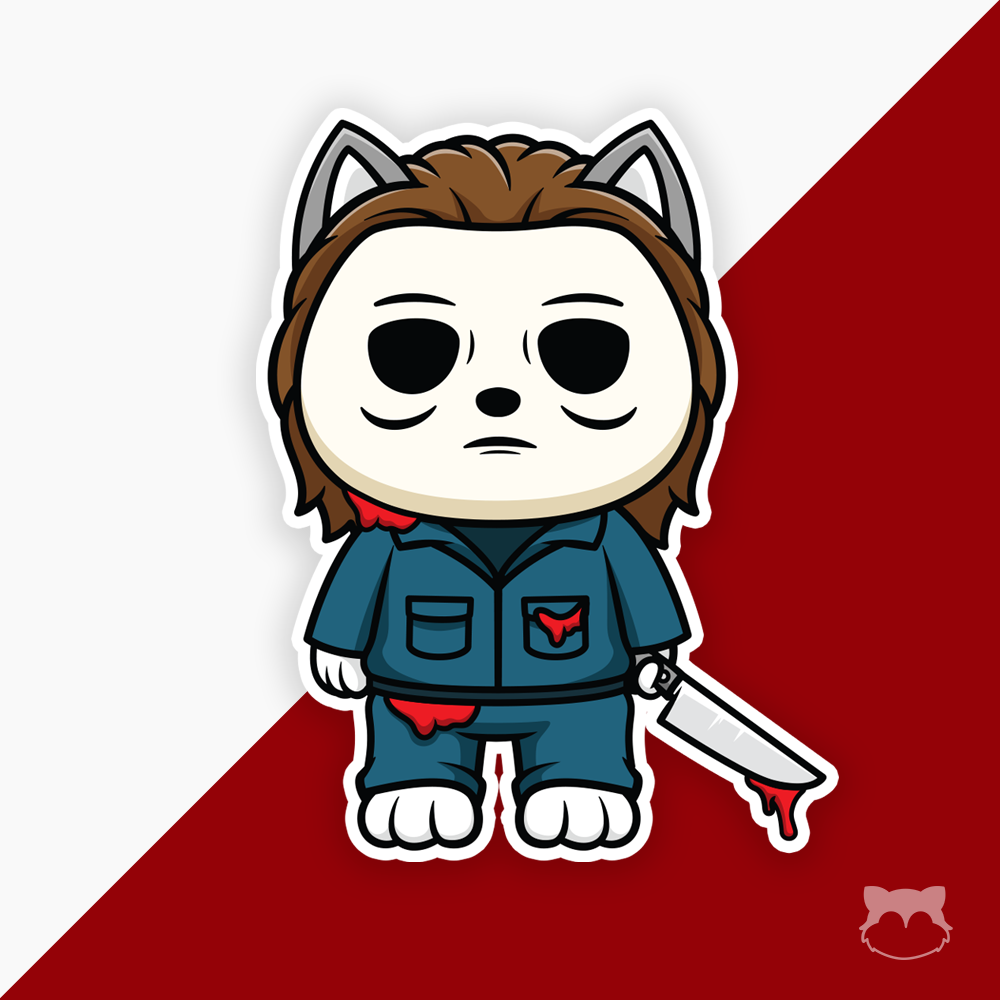 Chonker Myers - Howloween Sticker