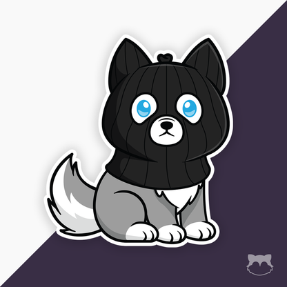 Cute Serial Snuggler Sticker