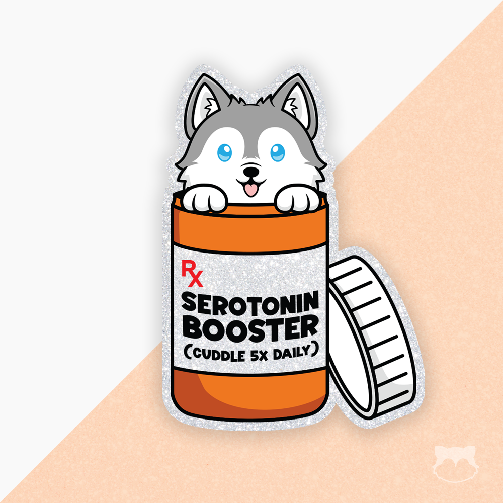 Serotonin Booster Sticker