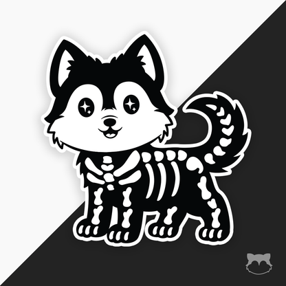 Big Boned Skellington Sticker