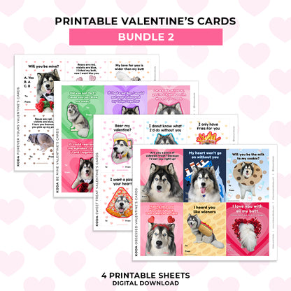Valentine's Day Cards - Bundle 1 (4 Sets)