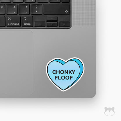 Chonky Floof Candy Heart Sticker
