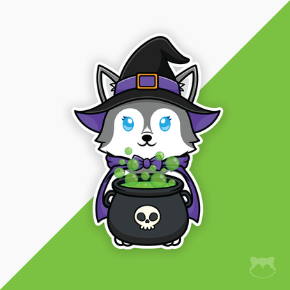 Sass Witch Halloween Sticker