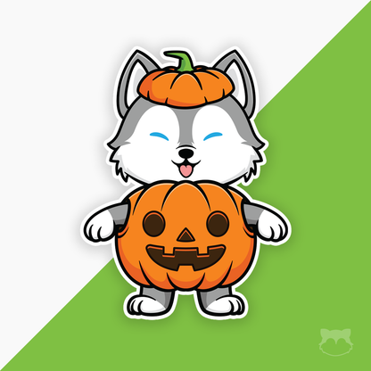 Punkin Chunkin Halloween Sticker