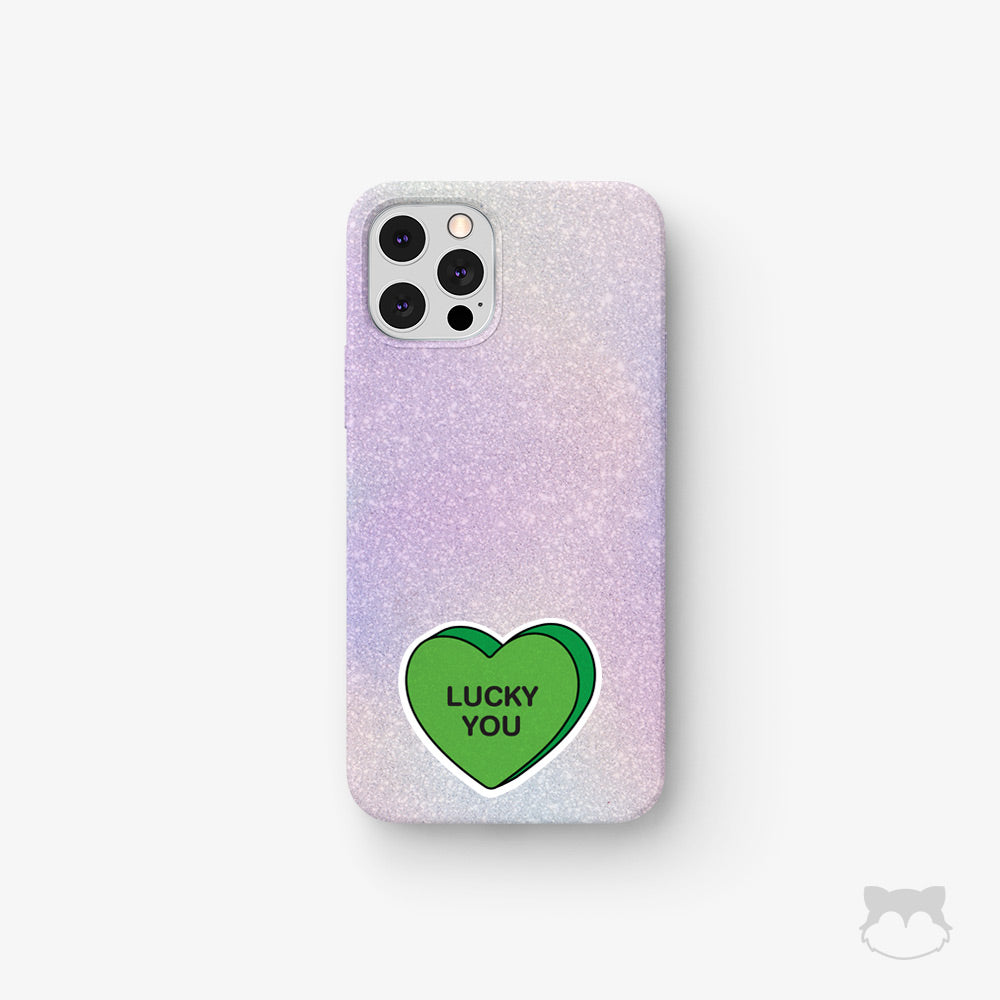 Lucky You Candy Heart Sticker