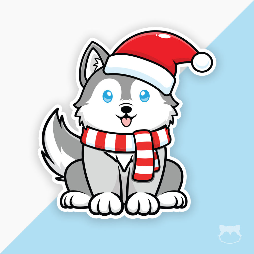 Chonky Claus Sticker