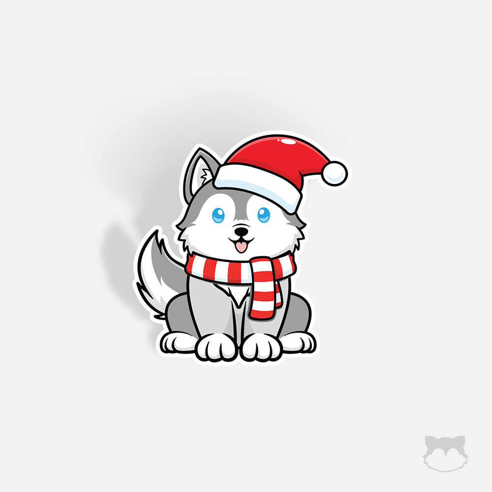 Chonky Claus Sticker