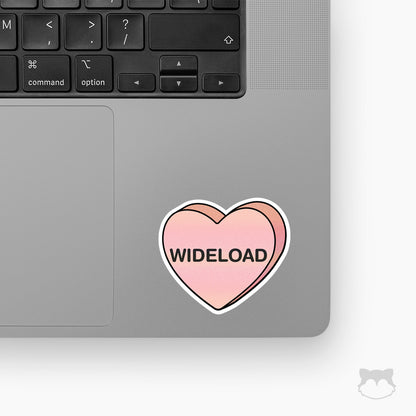 Wideload Candy Heart Sticker